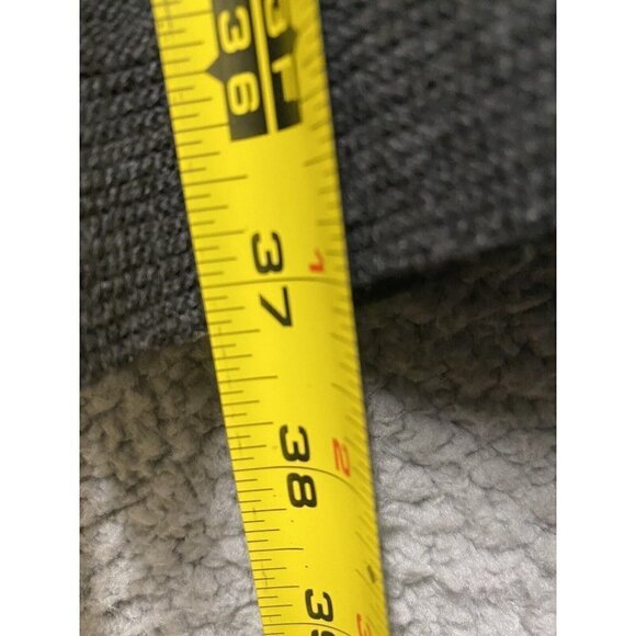 Dana Buchman Sweater Dress Womens Medium Gray Ribbed Long Sleeve - Picture 5 of 6